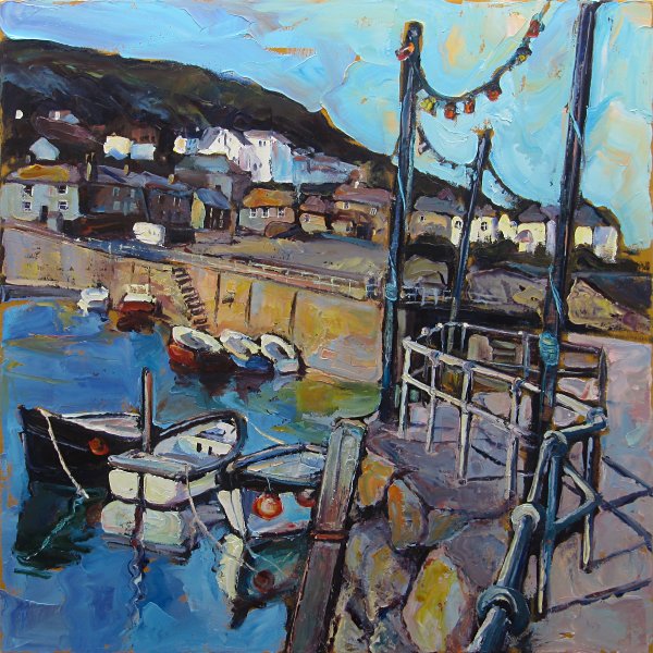 Susan Isaac - The Harbour at Mousehole