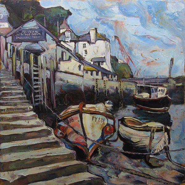 Susan Isaac - Slipway & Museum at Polperro