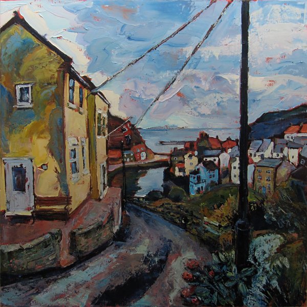 Susan Isaac - Staithes from Cowbar Lane (2015)