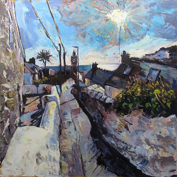 Susan Isaac - Porthleven from Institute Hill