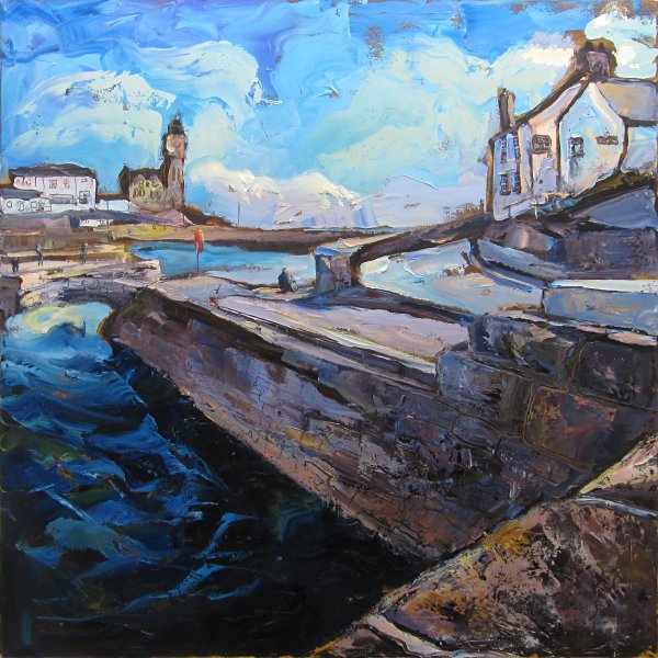 Susan Isaac - The Ship Inn at Porthleven Harbour