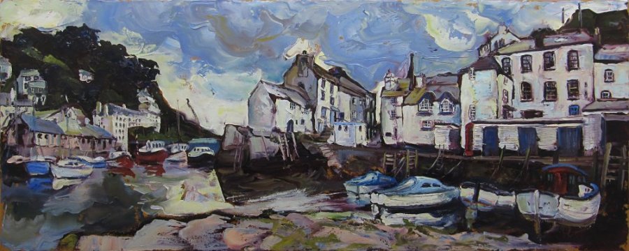 Susan Isaac - Fish Quay & Harbour, Polperro