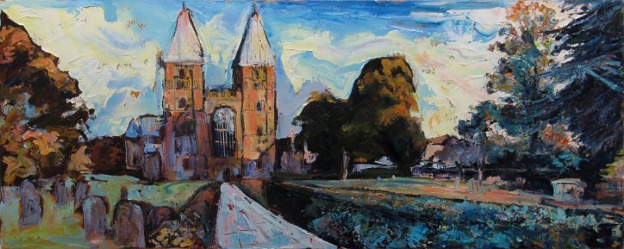 Susan Isaac - Southwell Minster from the West Gate