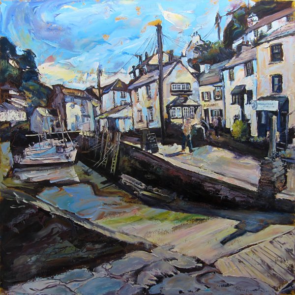 Susan Isaac - Polperro Harbour Slipway