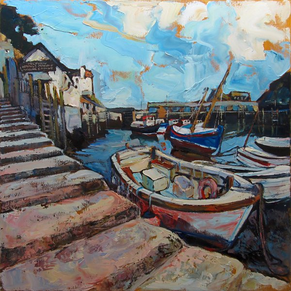 Susan Isaac - Slipway & Museum at Polperro