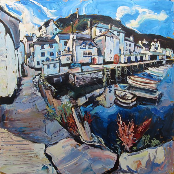 Susan Isaac - The Old Harbour at Polperro
