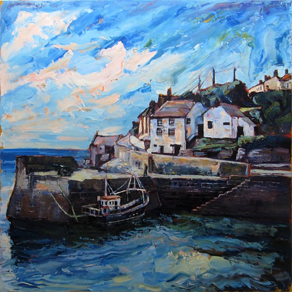 Susan Isaac - Porthleven Harbour & The Ship Inn