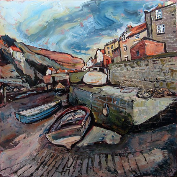Susan Isaac - The Slipway at Beckside Staithes (2017)
