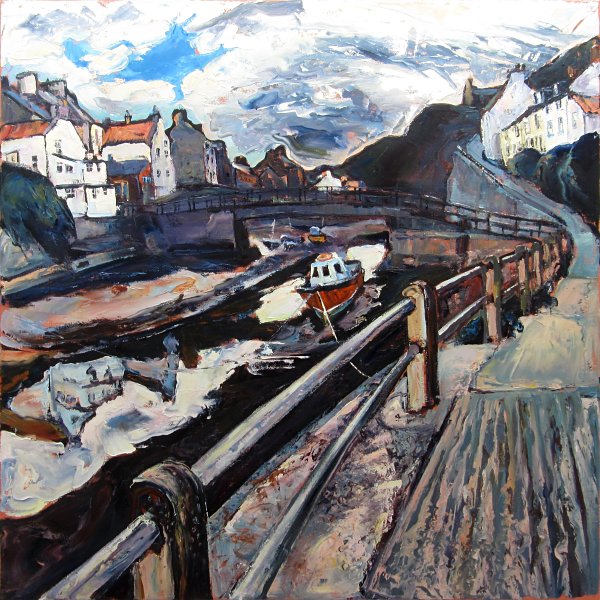 Susan Isaac - Staithes Beck from North Side