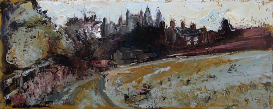 Susan Isaac - Southwell Minster from Hill House Field