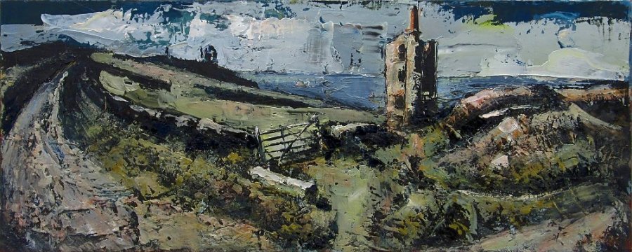 Susan Isaac - West Wheal Owles & Wheal Edward Engine Houses (2013)