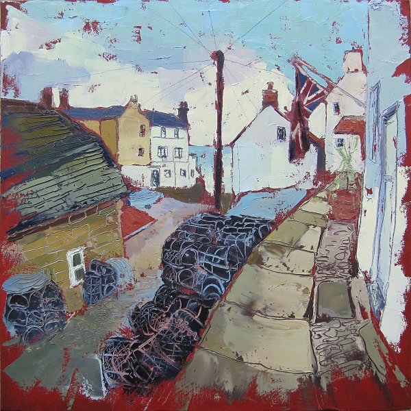 Susan Isaac - The Dock from Coble Heads, Robin Hood's Bay (2010)