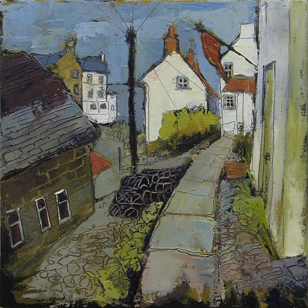 Susan Isaac - The Dock from Coble Heads, Robin Hood's Bay