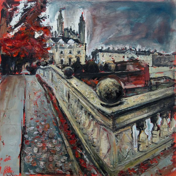 Susan Isaac - Clare College Bridge and Kings at Cambridge