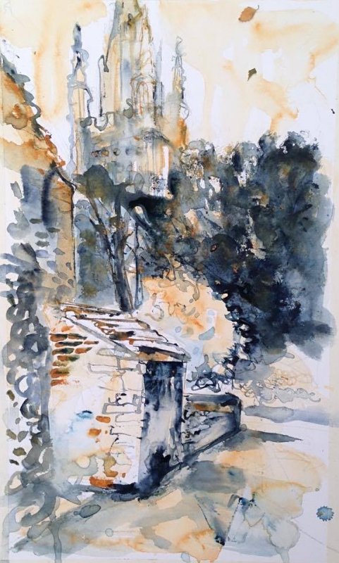 Susan Isaac - Norwich Cathedral from NE