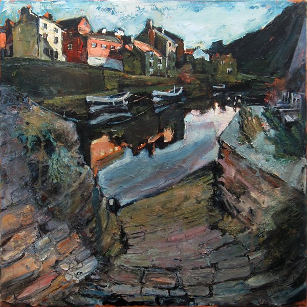 Susan Isaac - Slipway on Staithes Beck