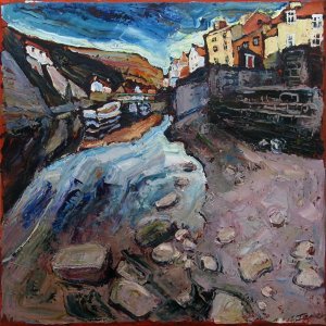 Susan Isaac - Ebbing Tide, Staithes Beck