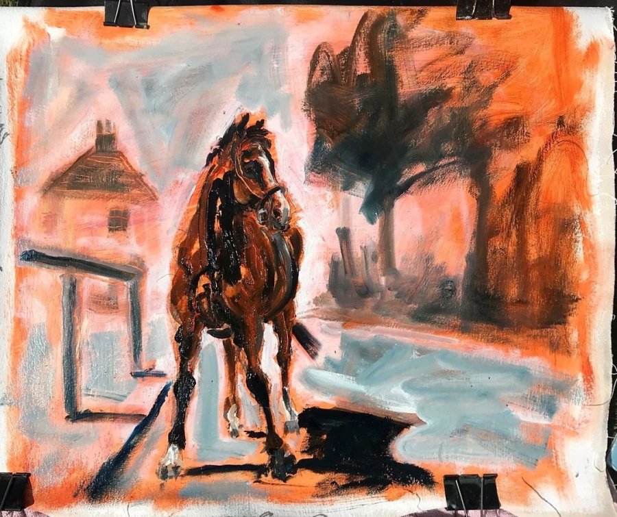 Susan Isaac - Rocky 1 (Munnings Museum)