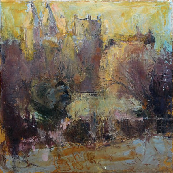 Susan Isaac - Looking across to Southwell Minster