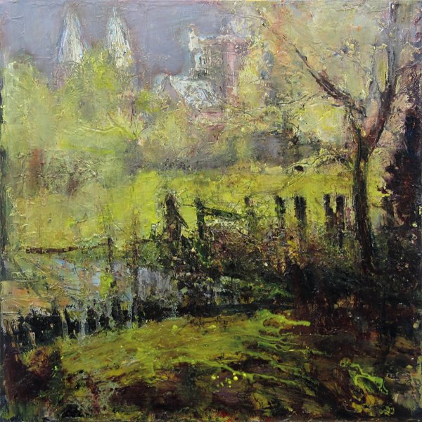Susan Isaac - Southwell Minster from Squires Pond